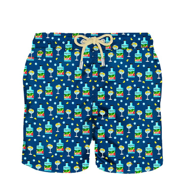 GIN TONIC BLUE SWIM SHORTS - Portofino Dry Gin